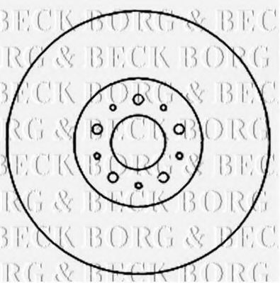 BORG & BECK BBD5945S Тормозные диски BORG & BECK для VOLVO