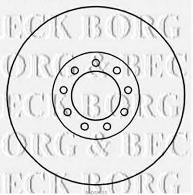 BORG & BECK BBD5952S Тормозные диски BORG & BECK для IVECO