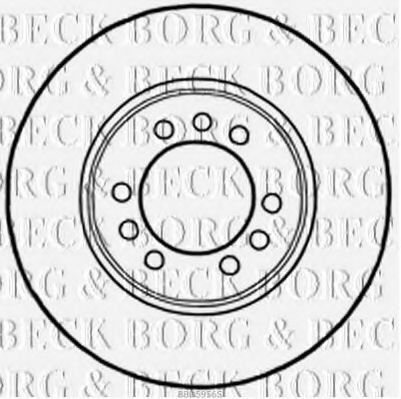 BORG & BECK BBD5956S Тормозные диски BORG & BECK для IVECO