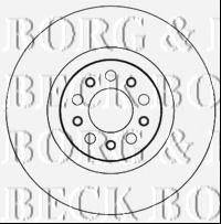 BORG & BECK BBD6011S Тормозные диски BORG & BECK для ALFA ROMEO BRERA