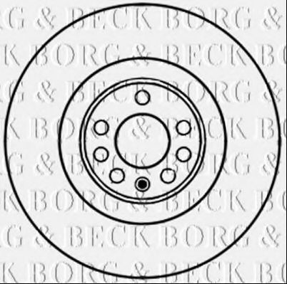 BORG & BECK BBD6029S Тормозные диски BORG & BECK для CADILLAC