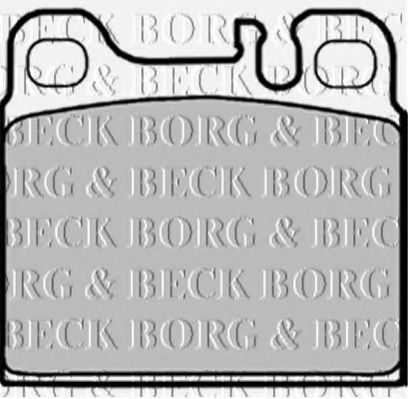 BORG & BECK BBP1158 Тормозные колодки BORG & BECK 