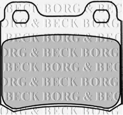 BORG & BECK BBP1263 Тормозные колодки BORG & BECK 