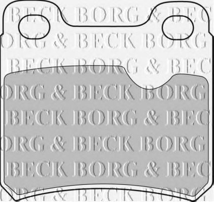 BORG & BECK BBP1282 Тормозные колодки BORG & BECK 
