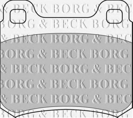 BORG & BECK BBP1315 Тормозные колодки BORG & BECK 