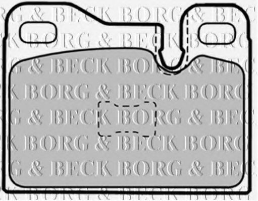 BORG & BECK BBP1337 Тормозные колодки BORG & BECK 