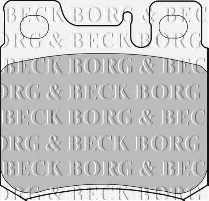BORG & BECK BBP1533 Тормозные колодки BORG & BECK для MERCEDES-BENZ