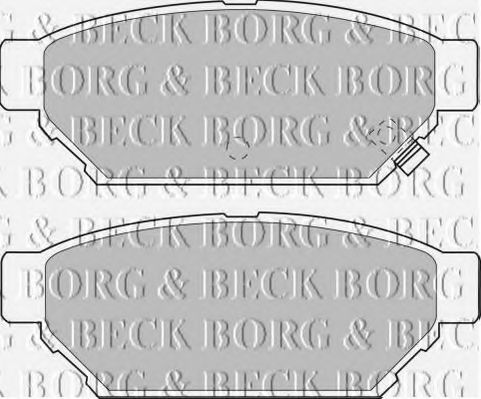 BORG & BECK BBP1543 Тормозные колодки для PROTON