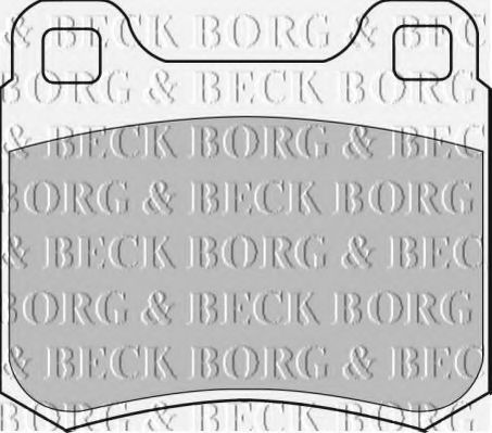 BORG & BECK BBP1544 Тормозные колодки BORG & BECK для MERCEDES-BENZ