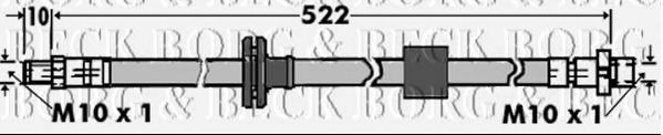 BORG & BECK BBH7397 Тормозной шланг для BMW