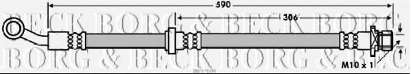 BORG & BECK BBH7604 Тормозной шланг для HONDA FR-V