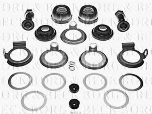 BORG & BECK BSK5918 Ремкомплект, подвеска колеса 