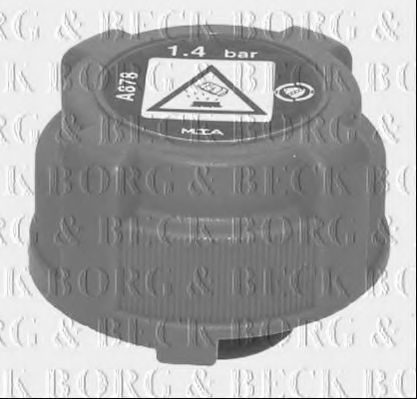 BORG & BECK BRC109 Радиатор охлаждения двигателя для FIAT IDEA