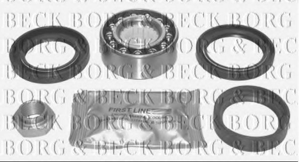 BORG & BECK BWK108 Ступица для CITROËN C15