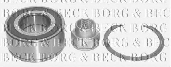 BORG & BECK BWK737 Ступица BORG & BECK для CHRYSLER YPSILON