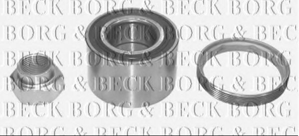 BORG & BECK BWK044 Подшипник ступицы для FIAT UNO