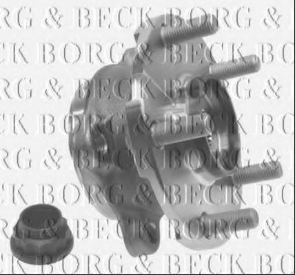 BORG & BECK BWK1108 Подшипник ступицы для TOYOTA AVENSIS (ZRT27, ADT27)