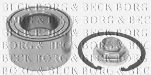 BORG & BECK BWK1114 Подшипник ступицы BORG & BECK для MAZDA