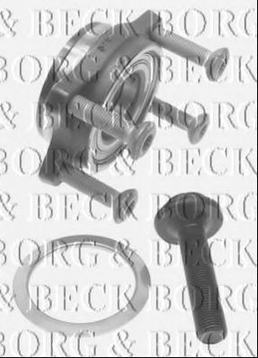 BORG & BECK BWK1117 Ступица BORG & BECK для AUDI