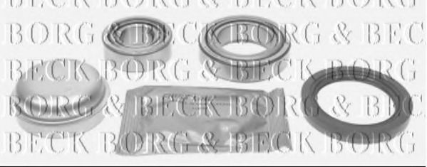 BORG & BECK BWK1126 Ступица BORG & BECK для MERCEDES-BENZ