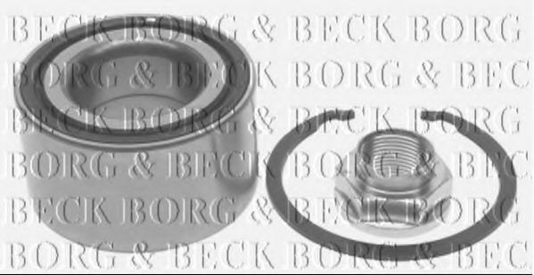 BORG & BECK BWK1161 Подшипник ступицы BORG & BECK для MAZDA