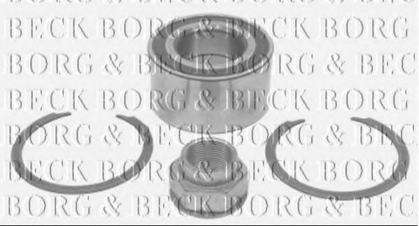BORG & BECK BWK1164 Ступица для OPEL ADAM
