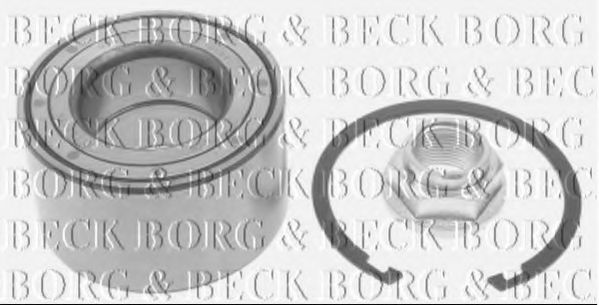 BORG & BECK BWK1185 Подшипник ступицы BORG & BECK для MAZDA