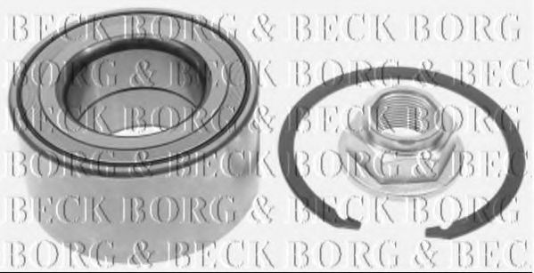 BORG & BECK BWK1186 Ступица BORG & BECK для MAZDA