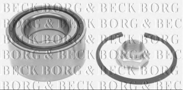 BORG & BECK BWK1191 Ступица для FIAT SEDICI