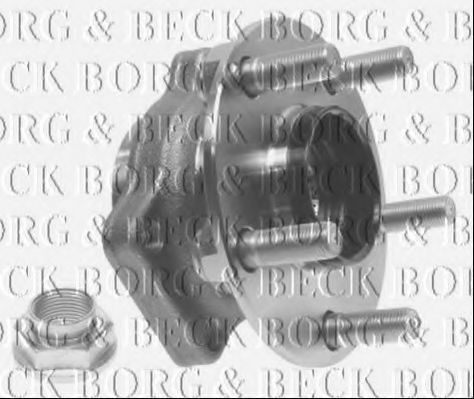 BORG & BECK BWK1194 Ступица для SUBARU OUTBACK