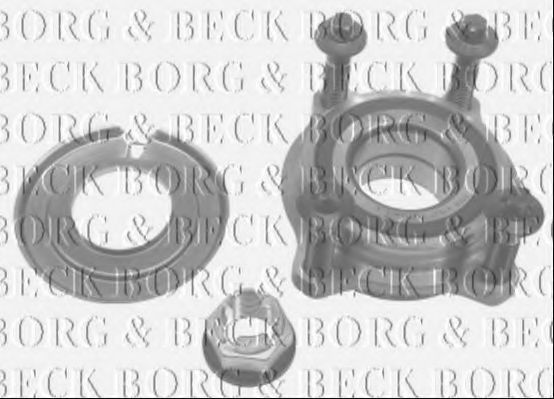 BORG & BECK BWK1242 Ступица BORG & BECK для RENAULT