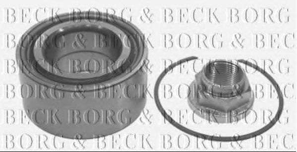 BORG & BECK BWK127 Ступица для ROVER
