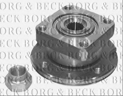 BORG & BECK BWK208 Ступица BORG & BECK для SEAT