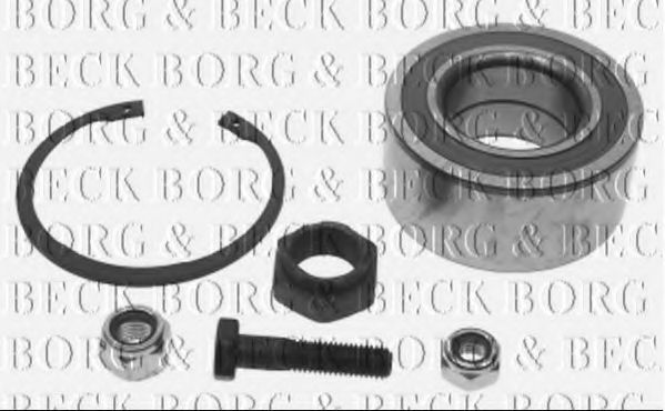BORG & BECK BWK299 Ступица BORG & BECK для AUDI