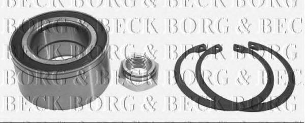 BORG & BECK BWK346 Ступица BORG & BECK для FIAT