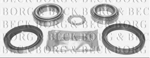 BORG & BECK BWK366 Ступица BORG & BECK для MERCEDES-BENZ