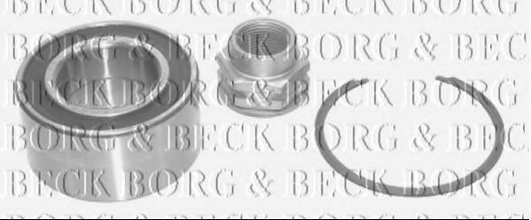 BORG & BECK BWK368 Ступица для FIAT CINQUECENTO
