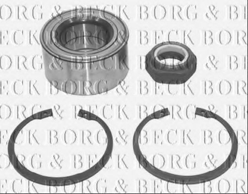 BORG & BECK BWK415 Ступица BORG & BECK для FORD