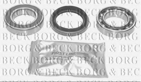 BORG & BECK BWK446 Ступица BORG & BECK для DAEWOO