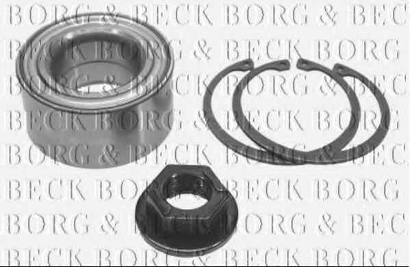 BORG & BECK BWK471 Ступица BORG & BECK для FORD