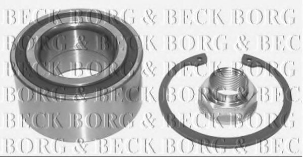 BORG & BECK BWK531 Ступица для HONDA CIVIC