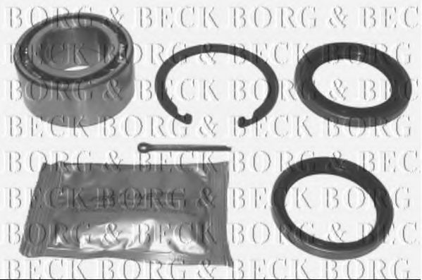 BORG & BECK BWK576 Ступица BORG & BECK для MITSUBISHI MIRAGE