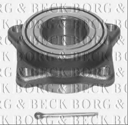 BORG & BECK BWK580 Подшипник ступицы BORG & BECK для MITSUBISHI