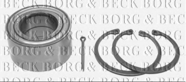 BORG & BECK BWK693 Ступица BORG & BECK для OPEL