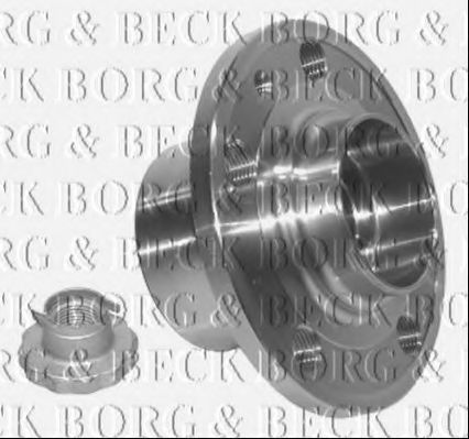 BORG & BECK BWK809 Ступица BORG & BECK для AUDI