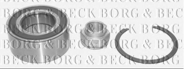 BORG & BECK BWK902 Ступица BORG & BECK для CHRYSLER