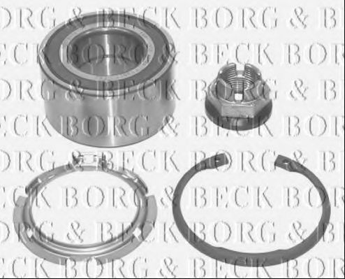 BORG & BECK BWK913 Ступица BORG & BECK для DACIA