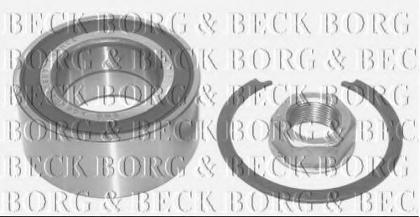 BORG & BECK BWK916 Ступица для CITROËN C8