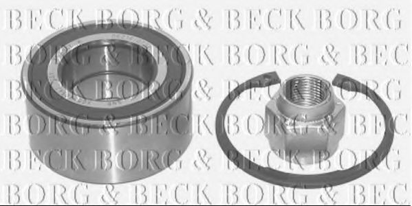 BORG & BECK BWK928 Подшипник ступицы для CITROËN C-ELYSEE