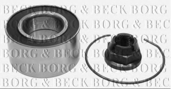 BORG & BECK BWK939 Ступица BORG & BECK для DACIA